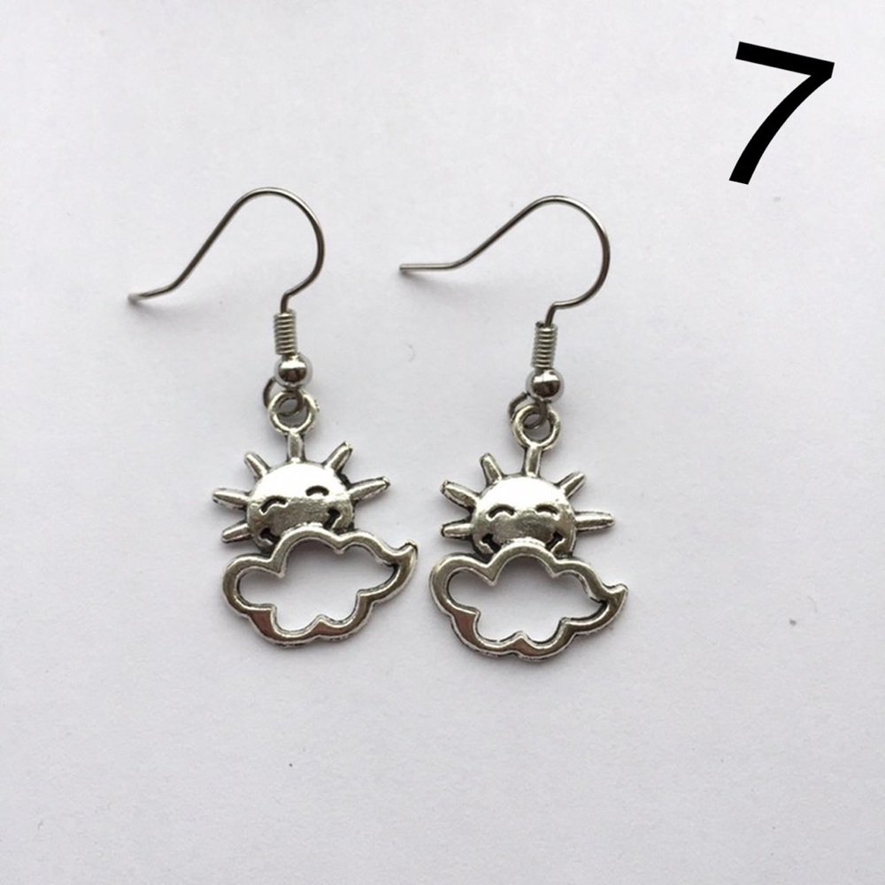 SUN EARRINGS - Picture 8 of 10
